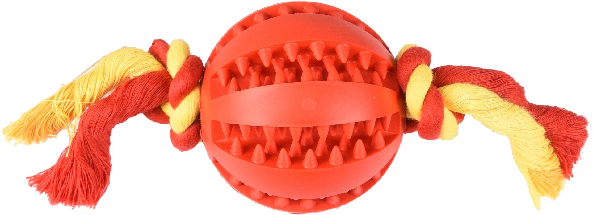 DENTAL PELOTA DE GOMMA CON CUERDA ASS 7CM 