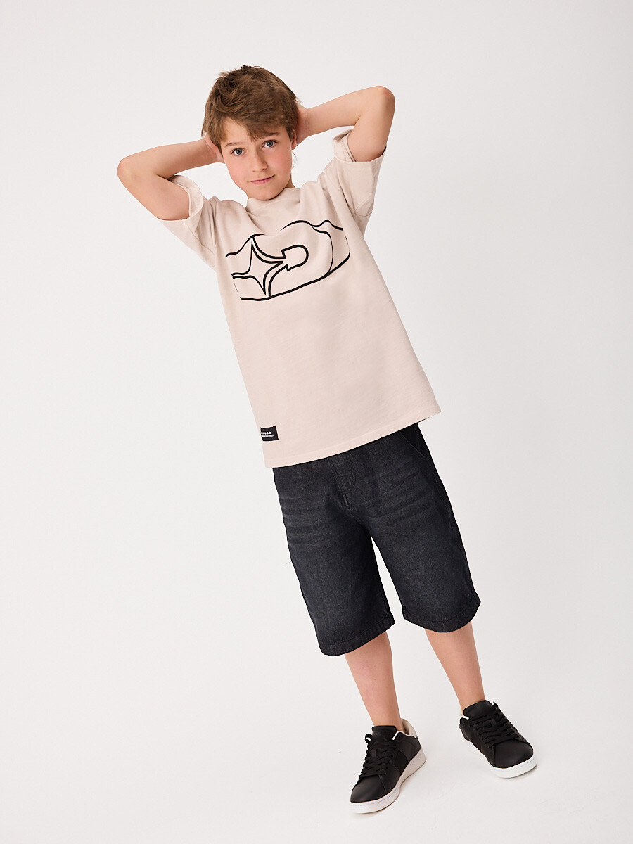 T-SHIRT M/C GUARIAN TEEN DIXIE Gris Claro