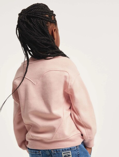 BUZO INFANTIL OVERZISED ROSADO
