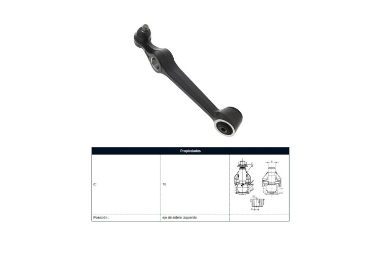 Brazo De Suspension Kia Rio 00-05 Izq Brazo De Suspension Kia Rio 00-05 Izq