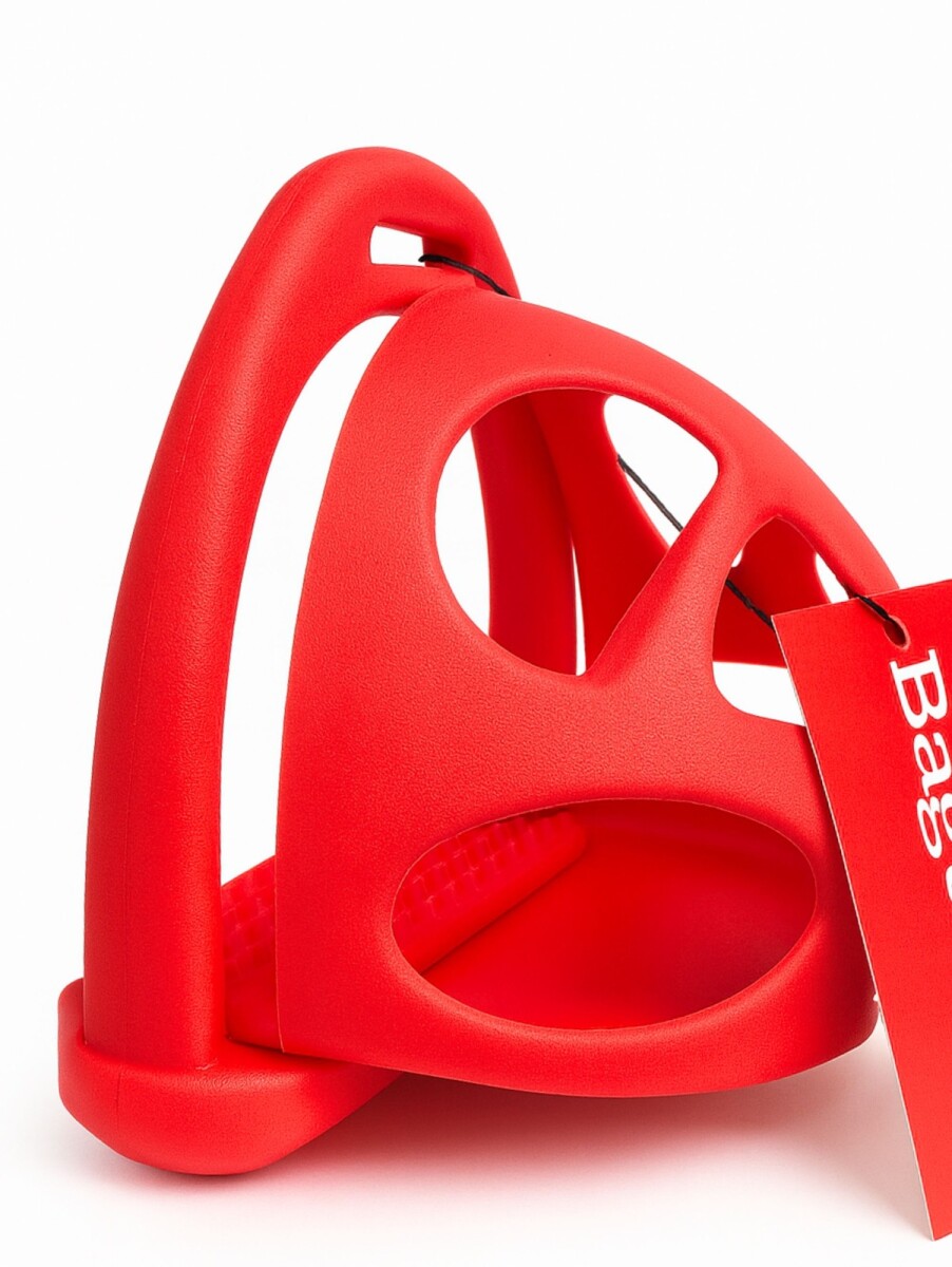 Estribo con Protector Plastico - Rojo 