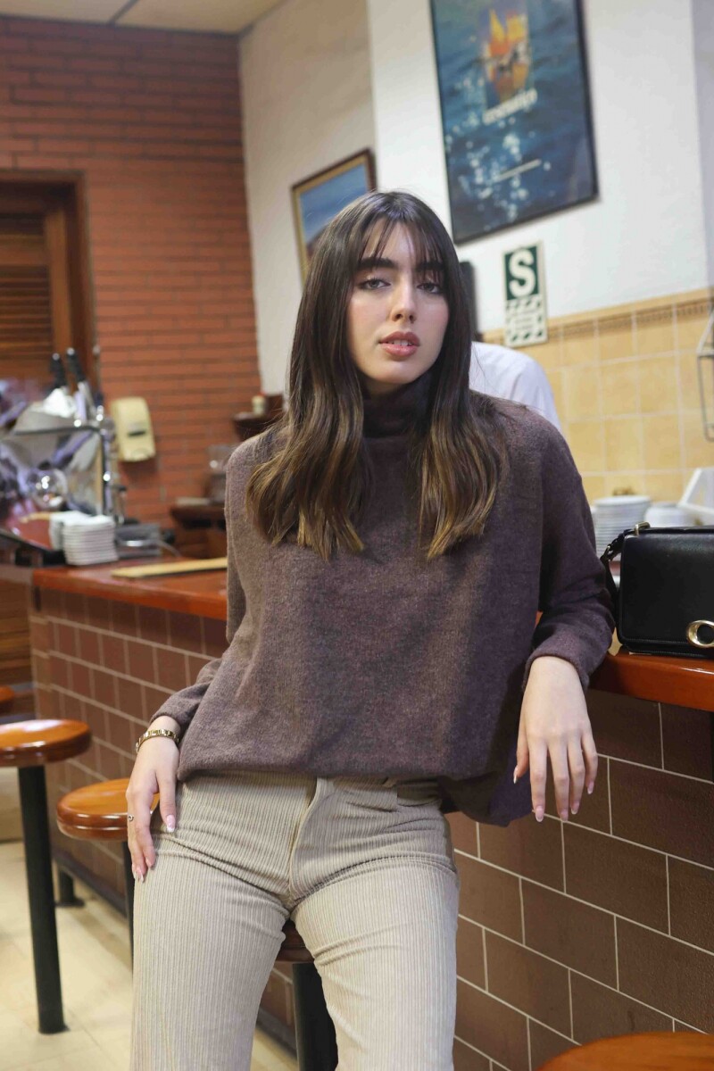 SWEATER HELSA MARRON