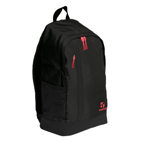 MOCHILA TEAM TOPPER Bordo fig NEGRO