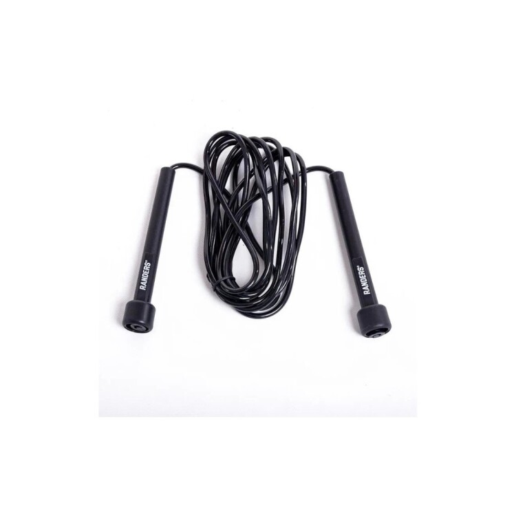 CUERDA DE SALTAR RANDERS PLASTICO 2,9MTS NEGRO