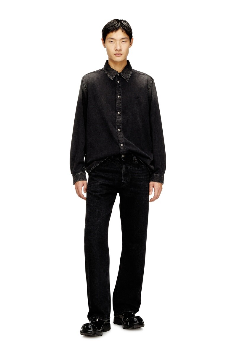 Jean Para Hombre Relaxed - 1980 D-Eeper Negro/gris Oscuro