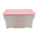 Caja organizadora 65 lts ROSADO