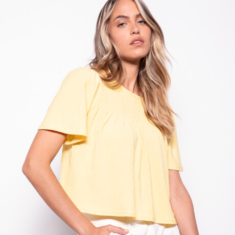 TOP GAMA AMARILLO PASTEL