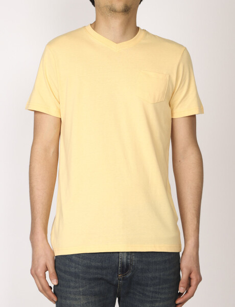 Remera T-shirt C/ Bolsillo Navigator Amarillo