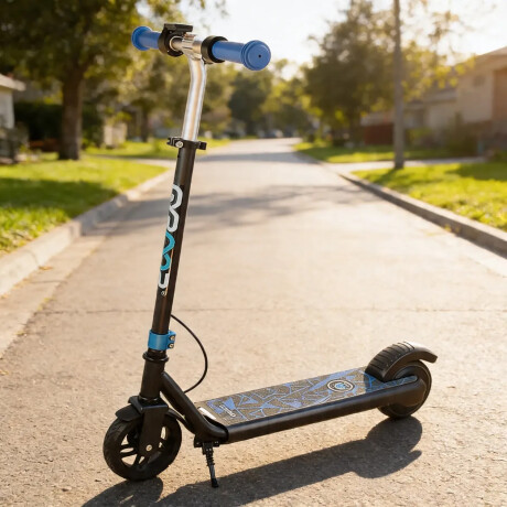 Monopatín Eléctrico Niños Gyroor H31 55kg 150W RGB 16km/h BT Azul