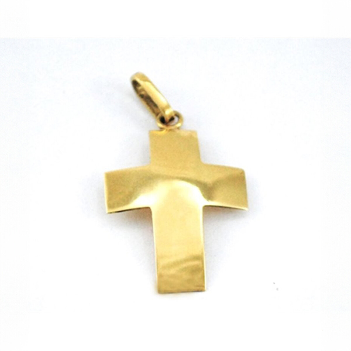 Cruz De Oro 18K amarillo bombé 16 x 13 mm 