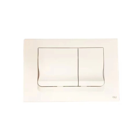 Placa pulsadora Oli Ria blanca para cisterna embutir Placa Pulsadora Oli Ria Blanca Para Cisterna Embutir