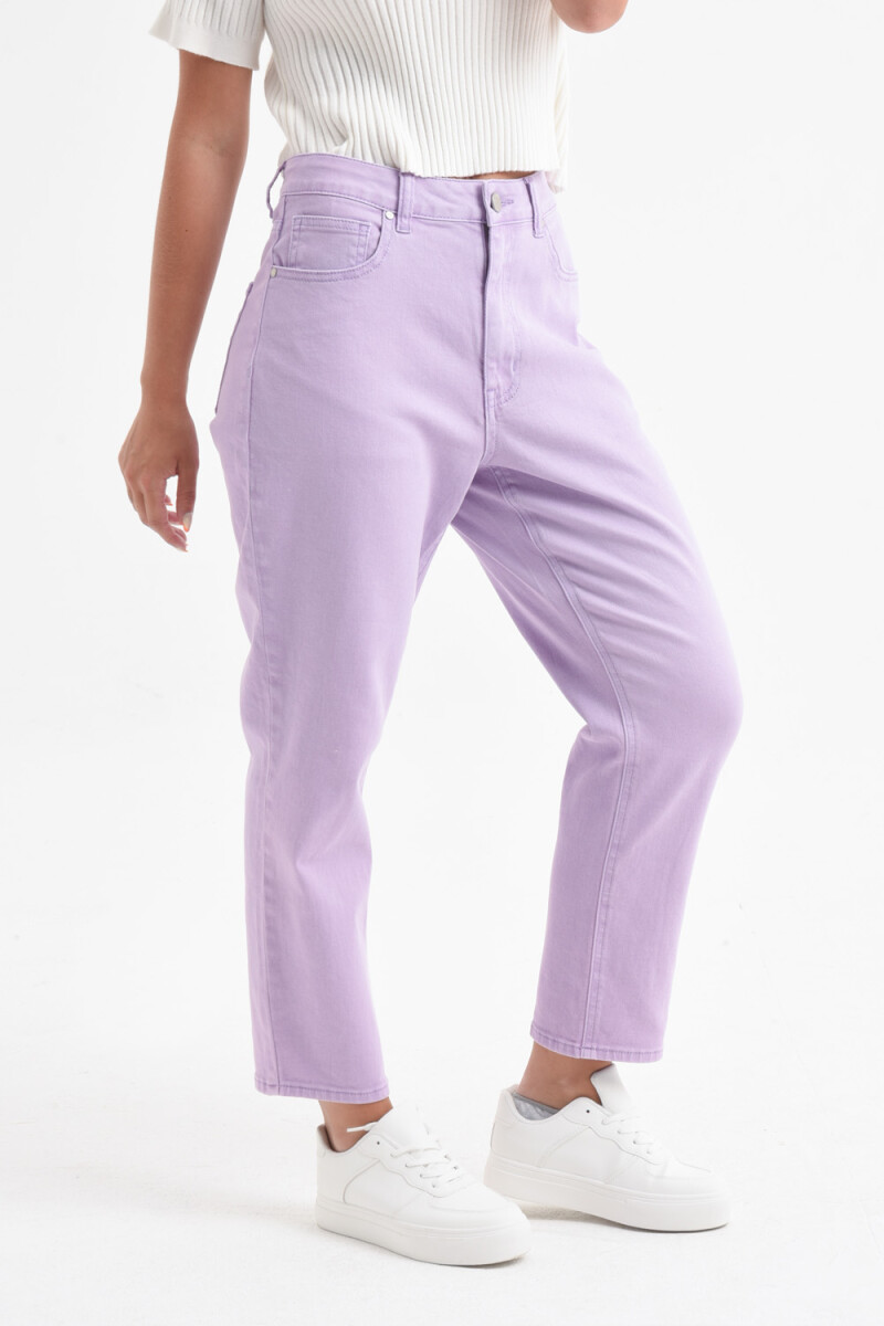 Pantalón Mom Fit Lila