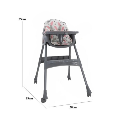 Silla de Comer STEPS Bebesit - Rosa Silla de Comer STEPS Bebesit - Rosa