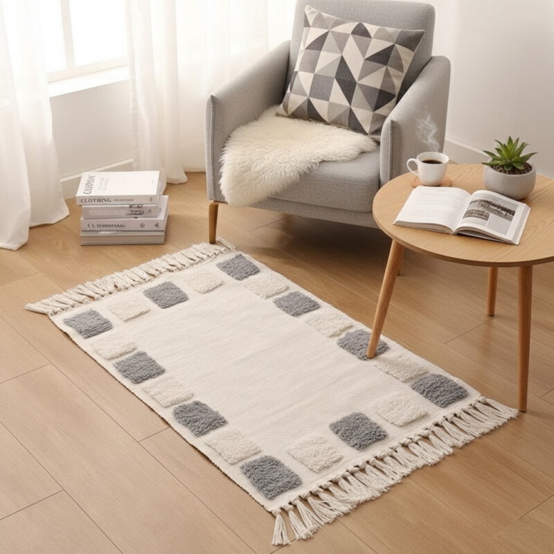 Alfombra Cuadros 60x90cm Alfombra Cuadros 60x90cm