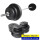 Set Barra Maciza 1.80m +50kg Discos Pesas Importado 4x10kg + 2x5kg