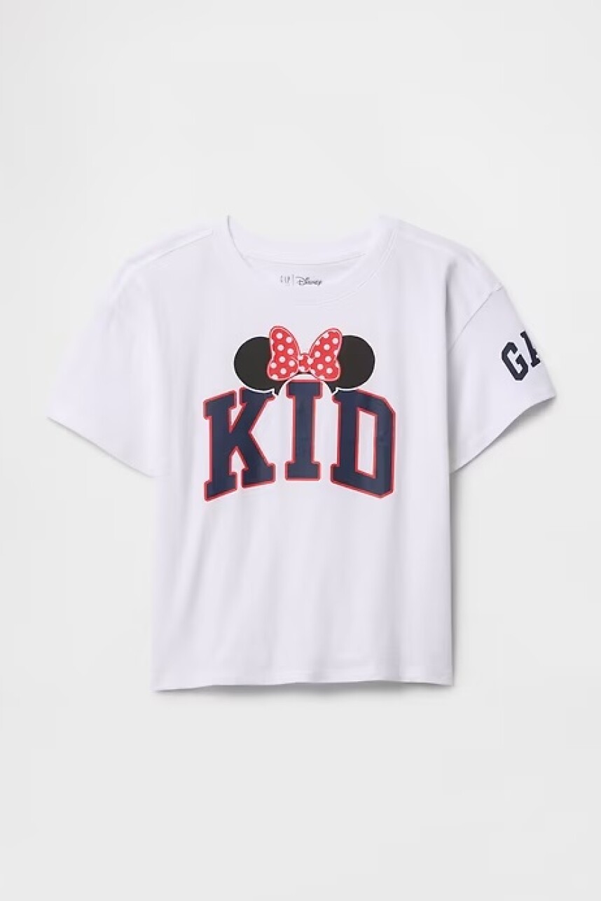 Remera Gráfico Toddler Niña Sp Dis Fam Wht Te Sp25