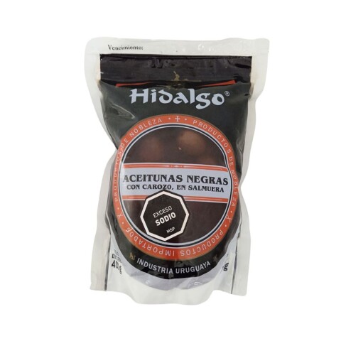 Aceitunas Negras Con Carozo Hidalgo 400g Aceitunas Negras C/c 400g