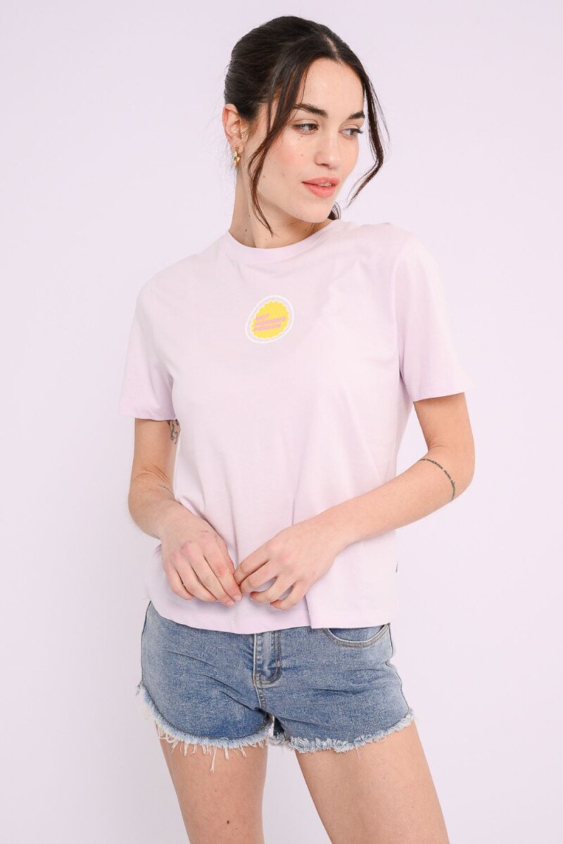 Remera estamapada - Rosado 