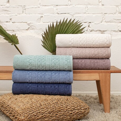 Toalla De Baño Para Rostro Absorbente Cosmopolitan 50 X70 Cm Verde Caribe