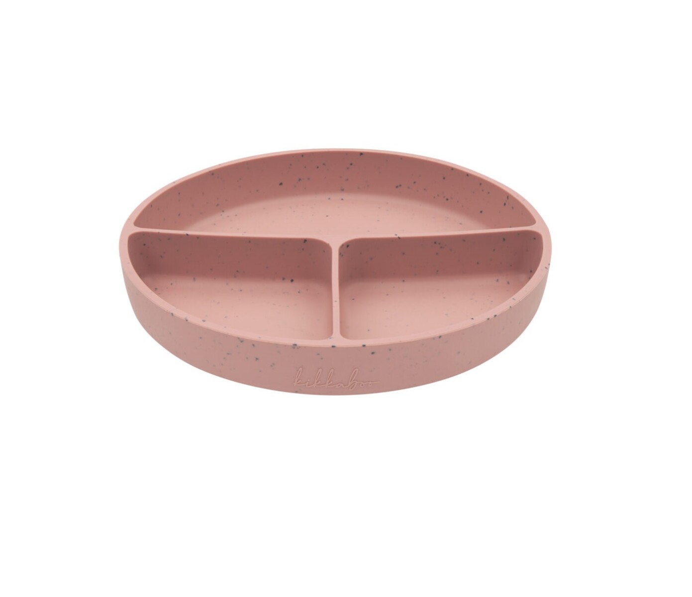 Plato con divisiones y ventosa Kikkaboo - Rosa 
