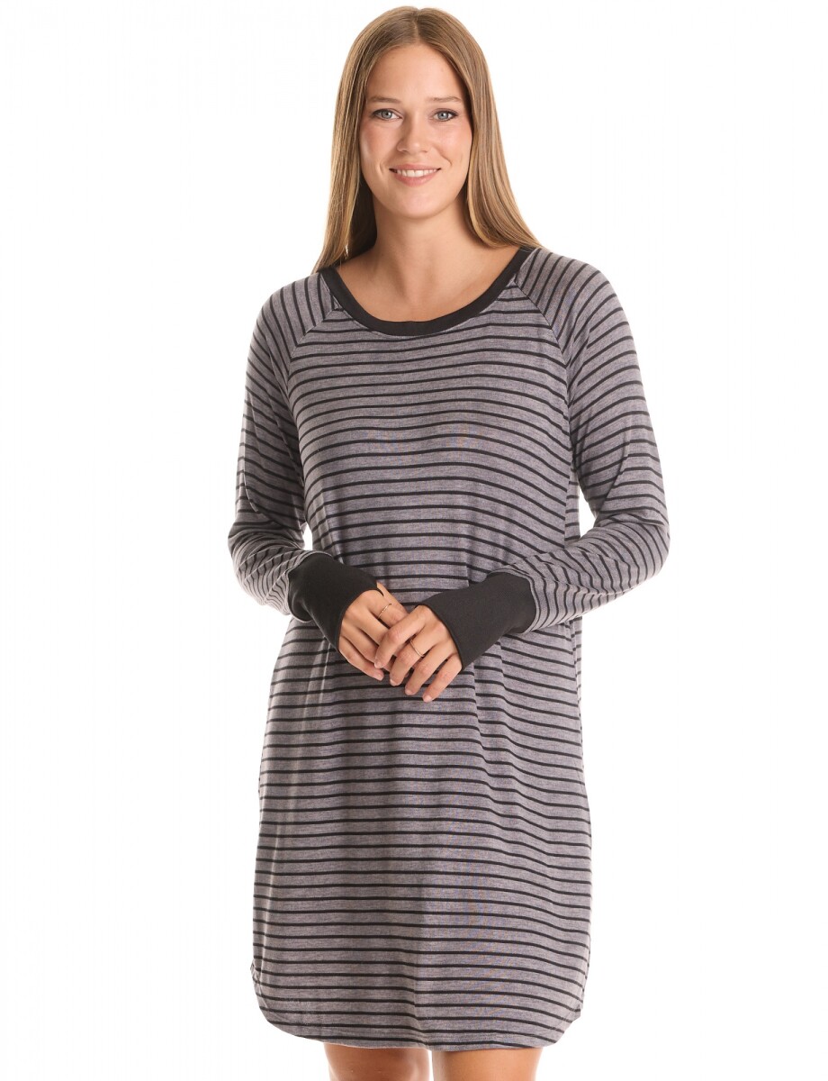 Camison Soft - Negro/gris 