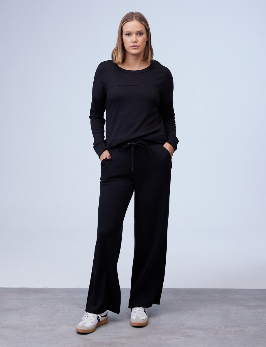 Jogger Modal Wide - Negro 