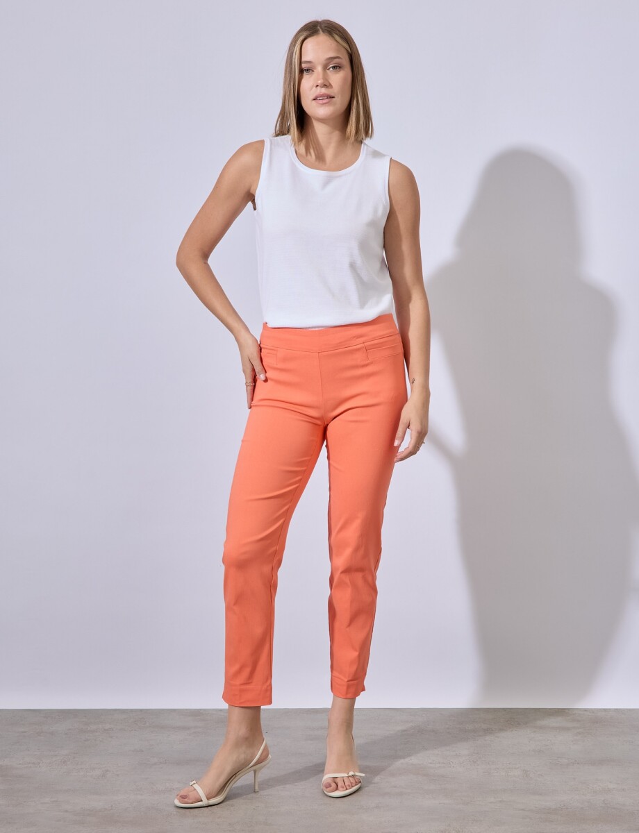 Pantalon Recto Modelador - Coral 