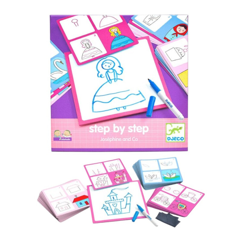 Dibuja Paso a Paso Eduludo Josephine Djeco Dibuja Paso a Paso Eduludo Josephine Djeco