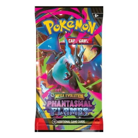 Pokémon TCG: Mega Evolution - Phantasmal Flames - Booster [Inglés] Pokémon TCG: Mega Evolution - Phantasmal Flames - Booster [Inglés]