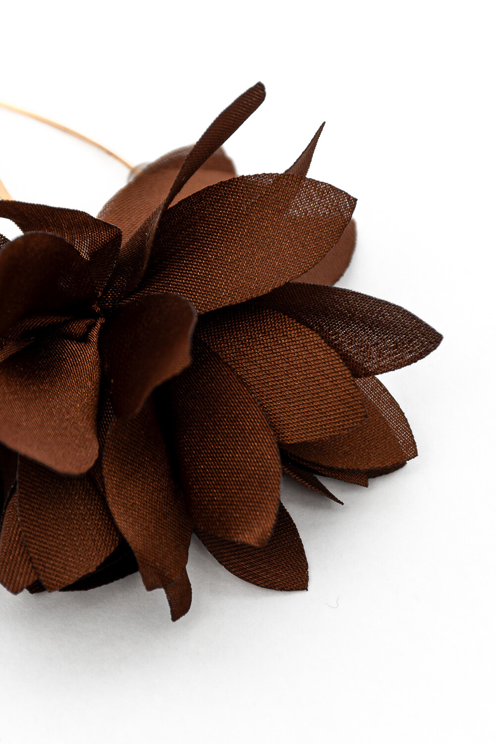 Caravana Petal Marron Medio
