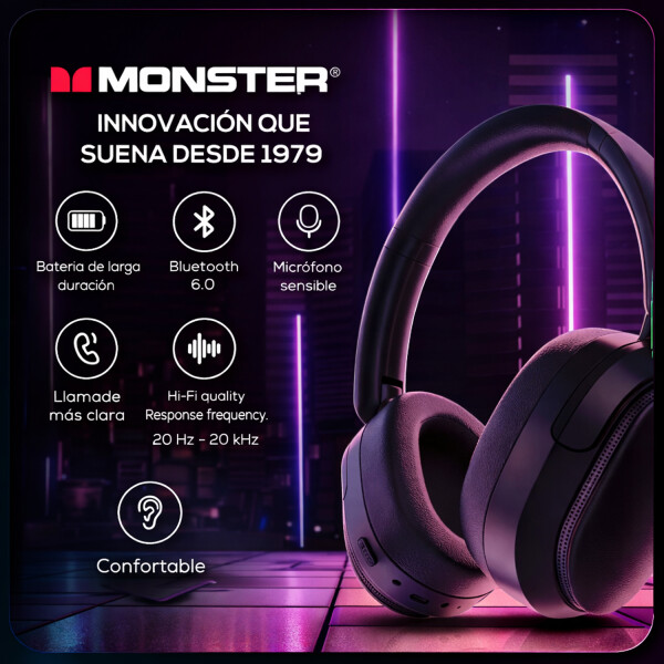 Logic M1l Music Kit 14gb (4+ 10gb)ram 256gb + Auricular Monster CEL LOGIC L68M PLUS 14/256 MONSTER NEGRO