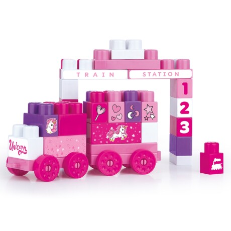 Juego de Encastre Dolu Mega Block Unicornio 45 Piezas 001