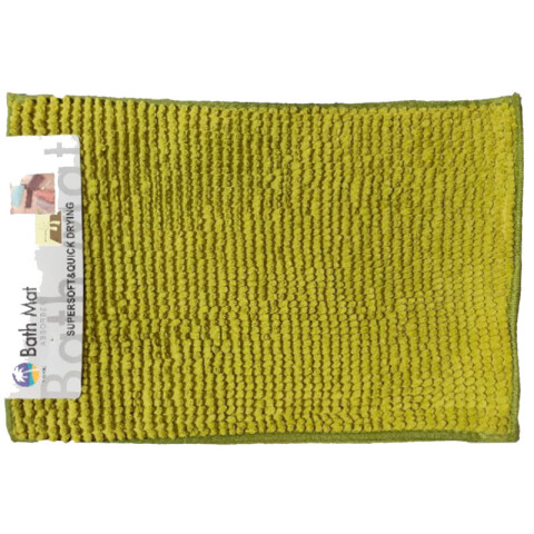 Alfombra peludita color verde 38*58cm Alfombra Peludita Color Verde 38*58cm