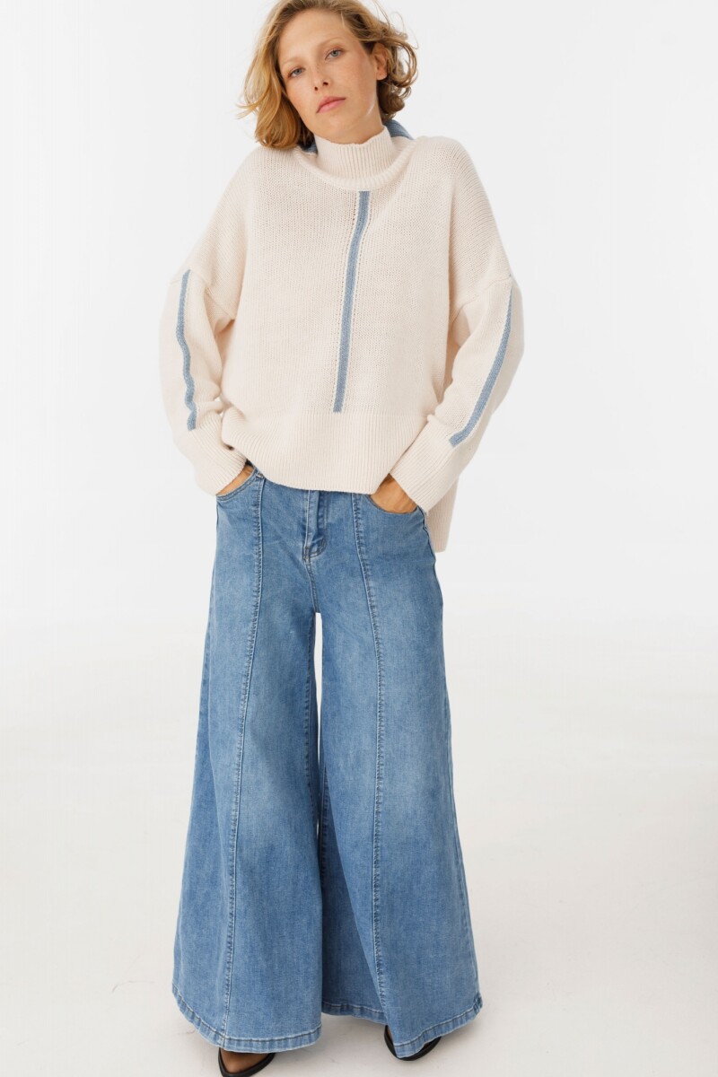 Sweater House Celeste/Crudo