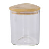 Frasaco vidrio tapa madera 500ml N/a