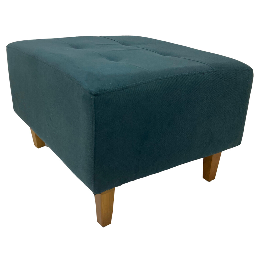 Juego De Living Sillón con puff Azul