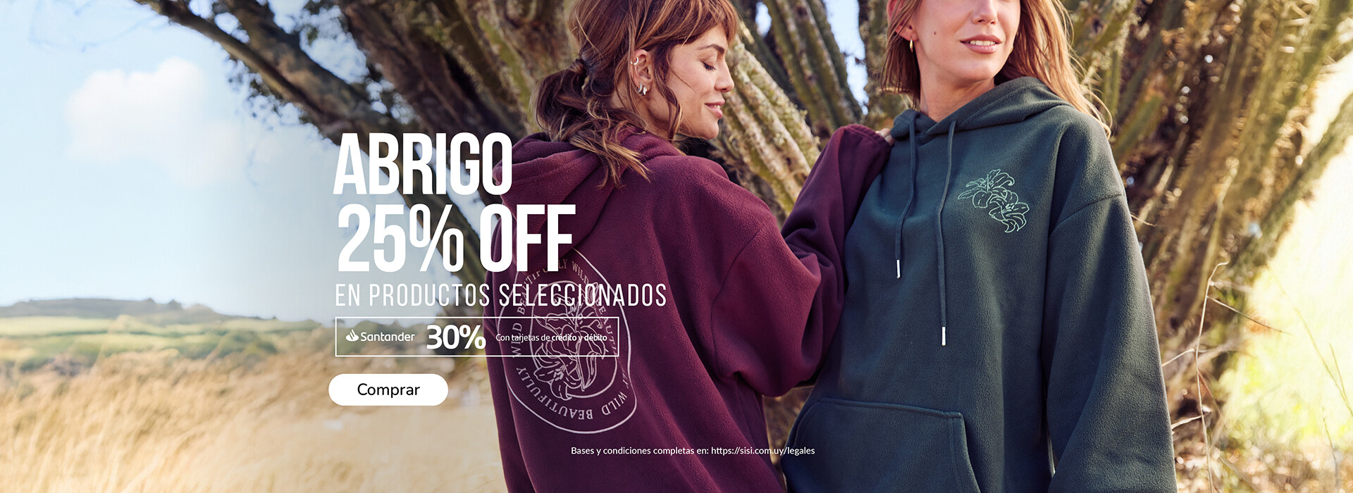 Abrigos 25% OFF