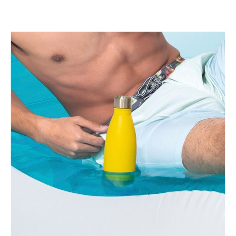 INTEX REPOSERA INFLABLE PREMIUM AZUL MAXIMO 100 KGS 191 X 99 CMS Intex Reposera Inflable Premium Azul Maximo 100 Kgs 191 X 99 Cms