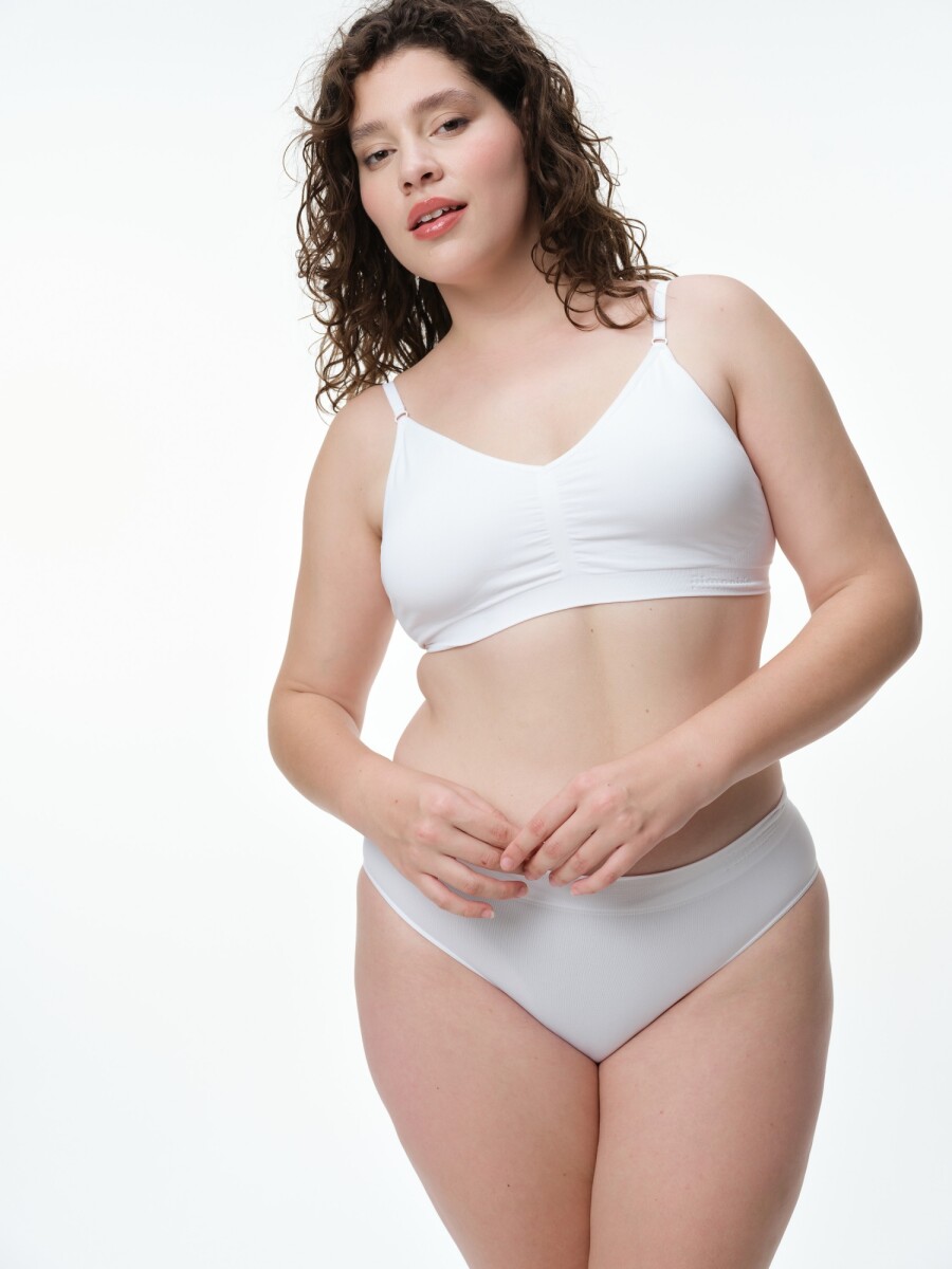 Soutien Copa Removible Seamless - Blanco 
