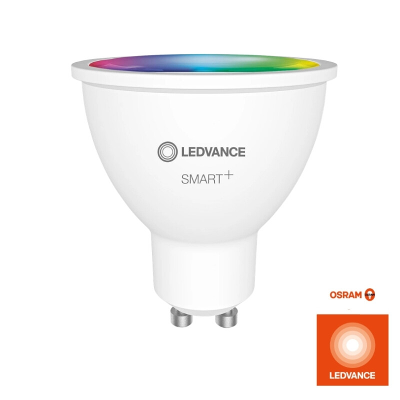 DICROICA LED SMART LEDVANCE OSRAM RGB 5W<br /> DICROICA LED SMART LEDVANCE OSRAM RGB 5W<br /> WiFI Dicroica LED SMART WiFi LEDVANCE OSRAM GU10 5W RGB