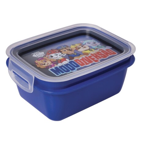 POTE PLASTICO CON DIVISION PAW PATROL AZUL 001
