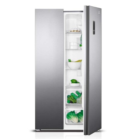 Refrigerador Indurama 442 L SBS Frio Seco Inverter Inox Gris