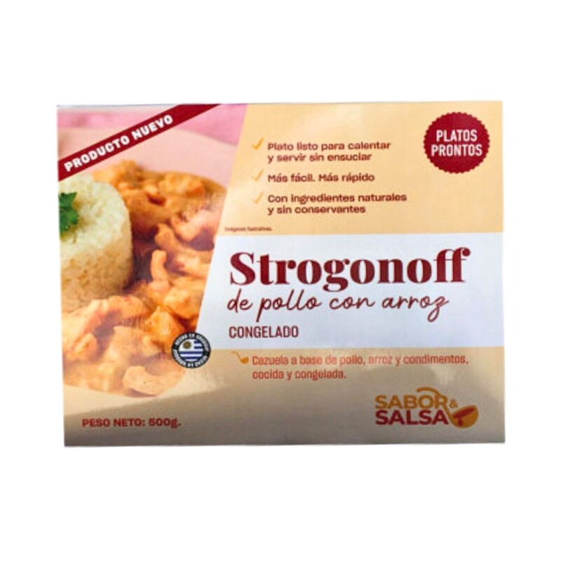Strogonoff de Pollo & Arroz Sabor & Salsa - 500 g Strogonoff de Pollo & Arroz Sabor & Salsa - 500 g