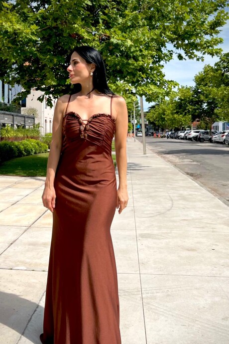 Vestido Chloe Marrón