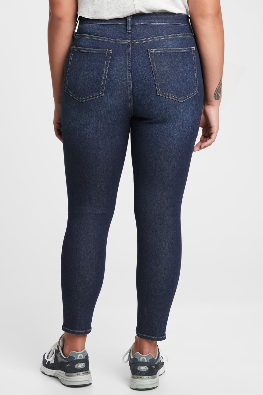 Jean Favorite Jegging Tiro Alto Mujer Dark Moon