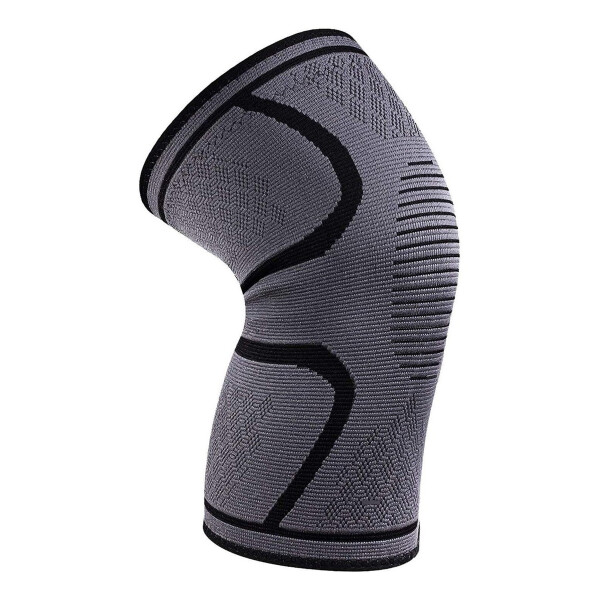 Rodillera Deportiva Elástica Compresión Correr Crossfit Variante Color Gris