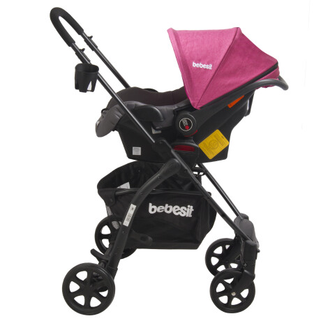 Coche Travel System Alfa Bebesit - Rosa Coche Travel System Alfa Bebesit - Rosa