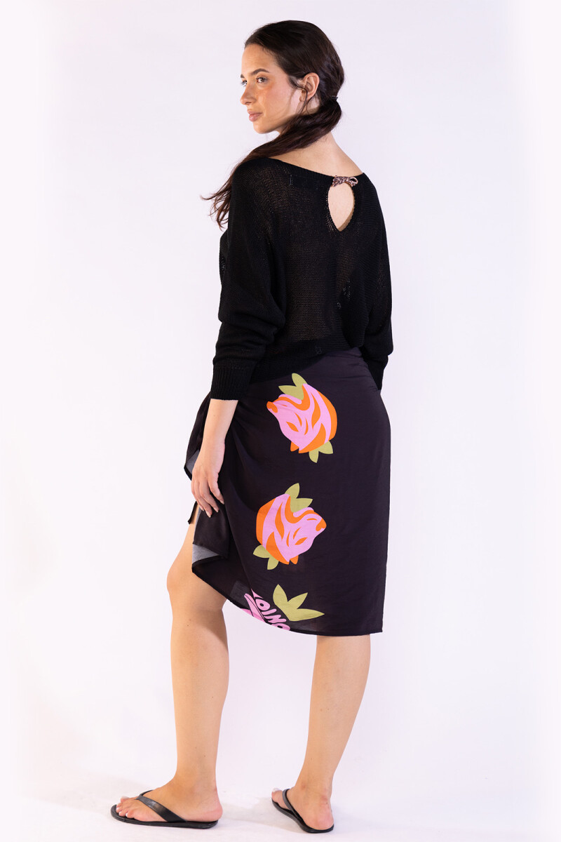 LU TIGER SWEATER Black
