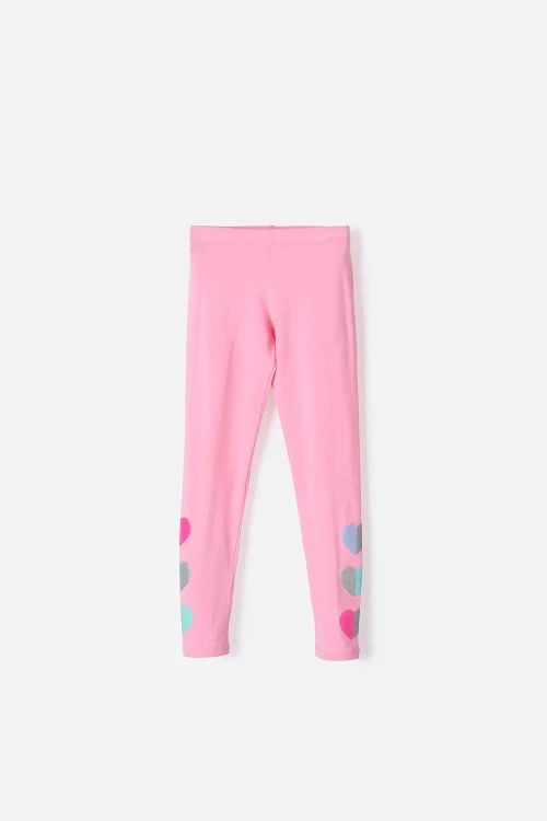 Legging corazones FUCSIA