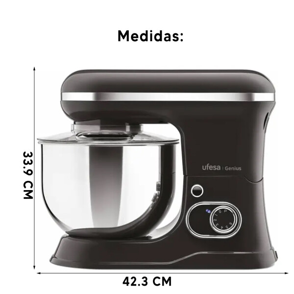 Batidora Planetaria 1200w Ufesa Genius BATIDORA PLANETARIA UFESA GENIUS NEGRO